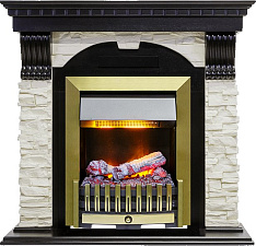 Каминокомплект Dimplex Dublin очаг Danville Antique Brass FB2 венге/сланец белый Dimplex Dublin очаг Danville Antique Brass FB2 венге/сланец белый