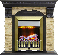 Каминокомплект Dimplex Dublin очаг Danville Antique Brass FB2 венге/сланец Dimplex Dublin очаг Danville Antique Brass FB2 венге/сланец