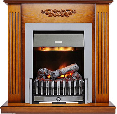 Каминокомплект Dimplex Lumsden очаг Danville Chrome FB2 античный дуб Dimplex Lumsden очаг Danville Chrome FB2 античный дуб