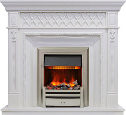 Каминокомплект Dimplex Alexandria очаг Chesford белый дуб Dimplex Alexandria очаг Chesford белый дуб
